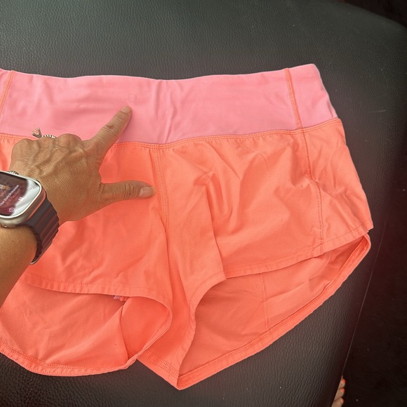Lululemon coral speed shorts - Picture 5 of 5